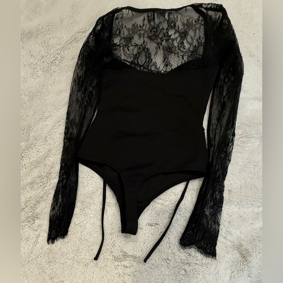 ASOS black bodysuit size 2 - Picture 2 of 5